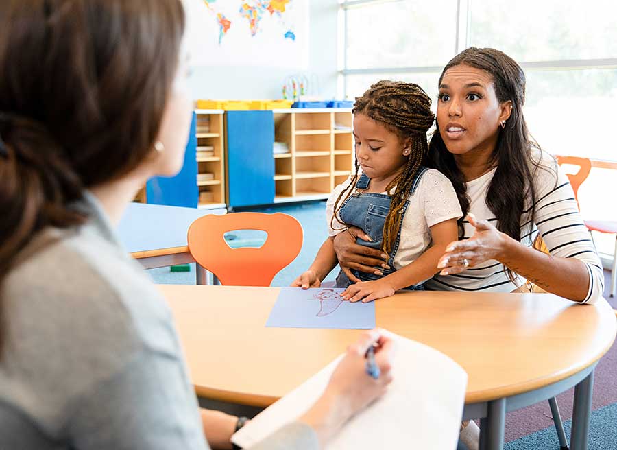 Nevada Early Childhood Advisory Council Home Page Lets Talk Hands writing notes during a group discussion